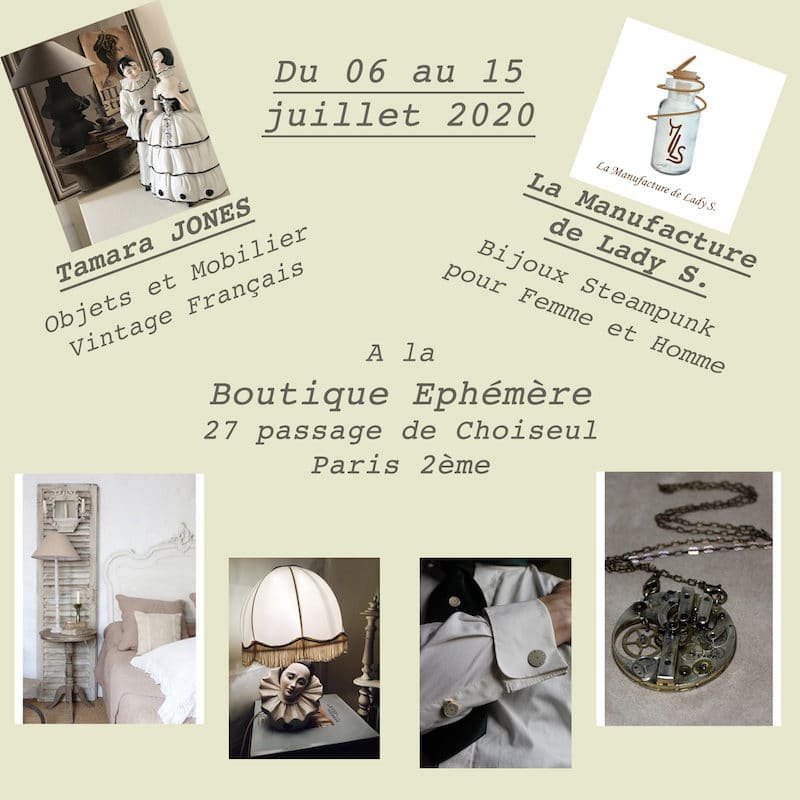 Notre venue au Passage Choiseul sera au mois de Juillet!