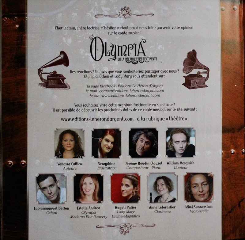 olympia ou la mécanique des sentiments