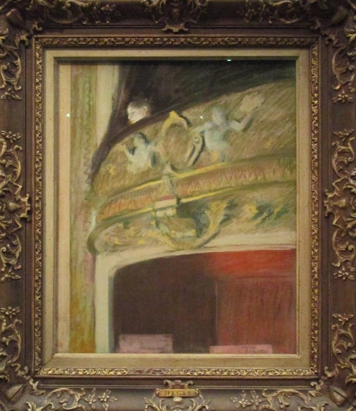 étude de loge de théâtre - Degas à l'Opéra