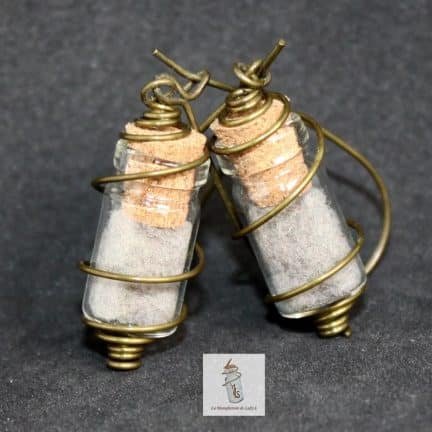 Boucles d'oreille Halloween Steampunk toile d'araignée