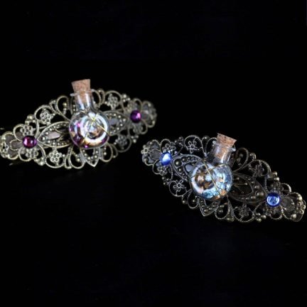 barrette Swarovski Steampunk Aurélia bronze la Manufacture de Lady S.