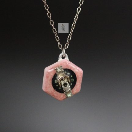 pendentif cadran ceinture la manufacture de lady s bijoux steampunk