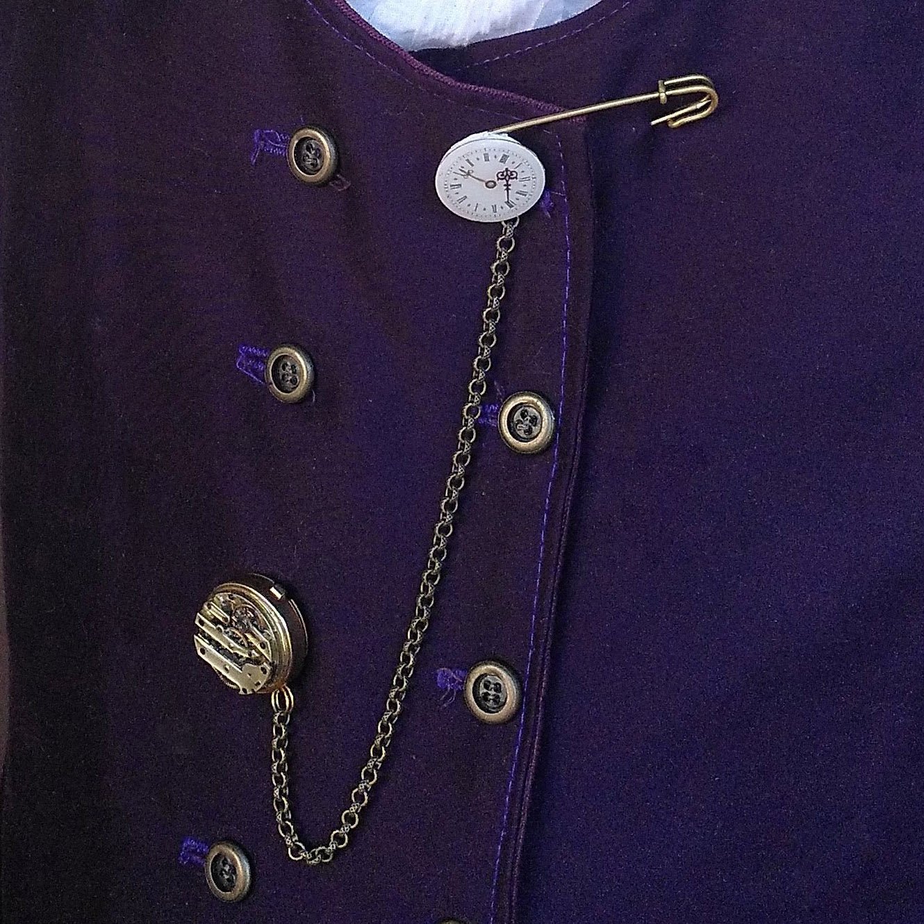 commande personnalisée bijou Steampunk la Manufacture de Lady S