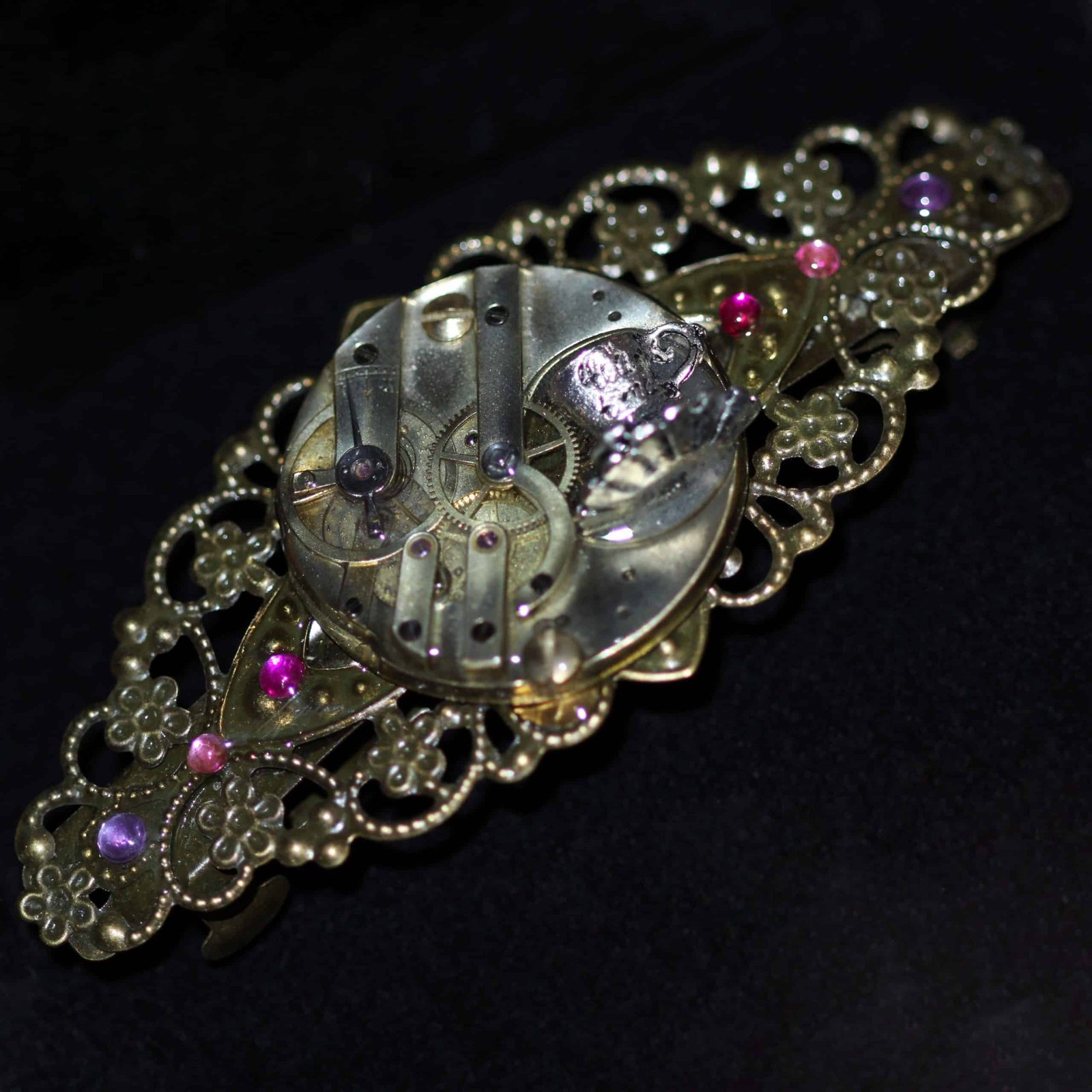 commande personnalisée bijou Steampunk la Manufacture de Lady S