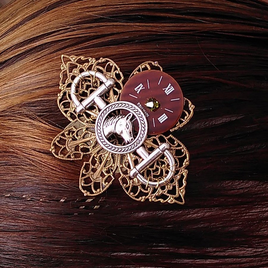 commande personnalisée bijou Steampunk la Manufacture de Lady S