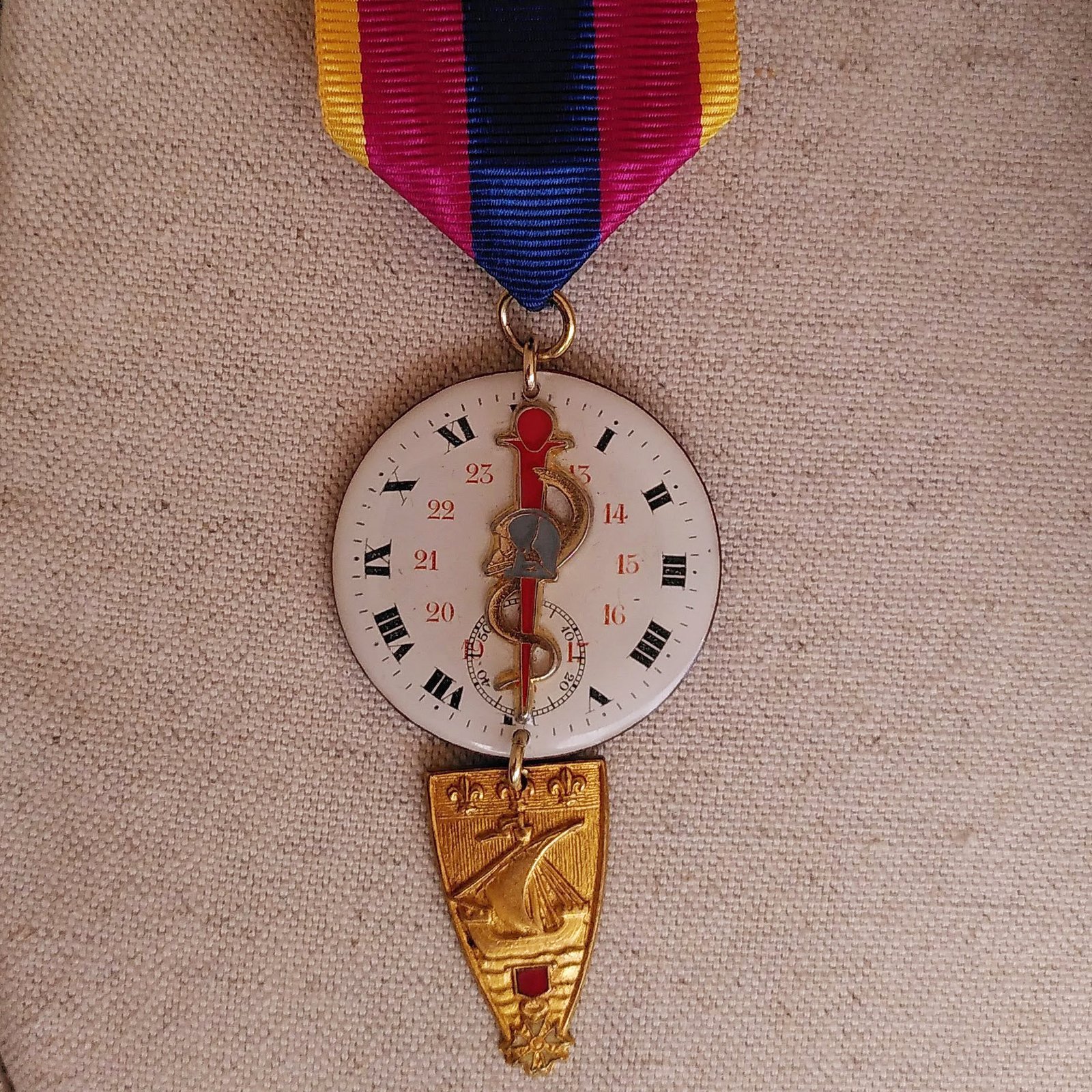 médaille de pompier Steampunk commande personnalisée